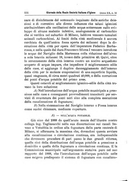 Giornale della Società italiana d'igiene