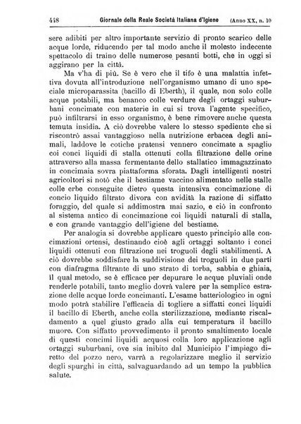 Giornale della Società italiana d'igiene