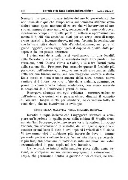 Giornale della Società italiana d'igiene