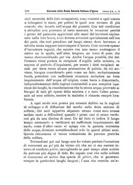 Giornale della Società italiana d'igiene