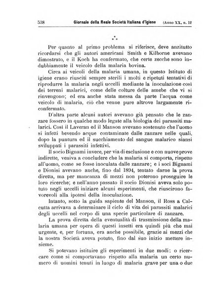 Giornale della Società italiana d'igiene