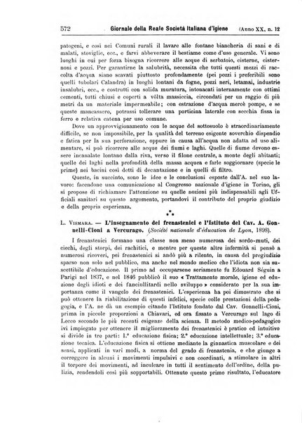 Giornale della Società italiana d'igiene