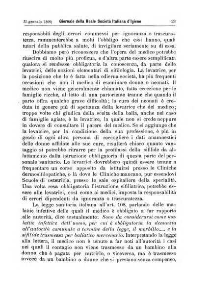 Giornale della Società italiana d'igiene