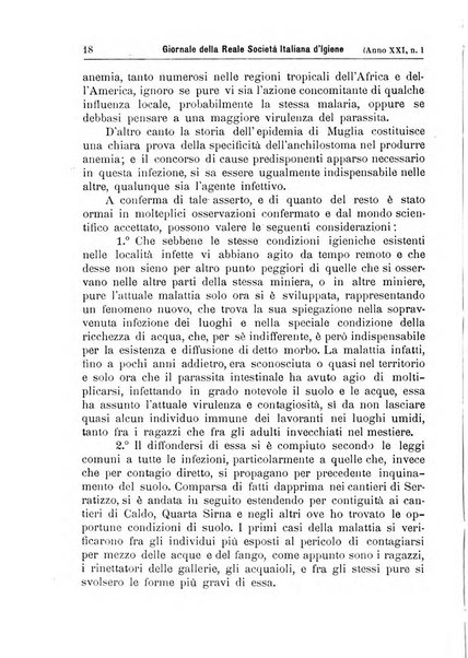 Giornale della Società italiana d'igiene