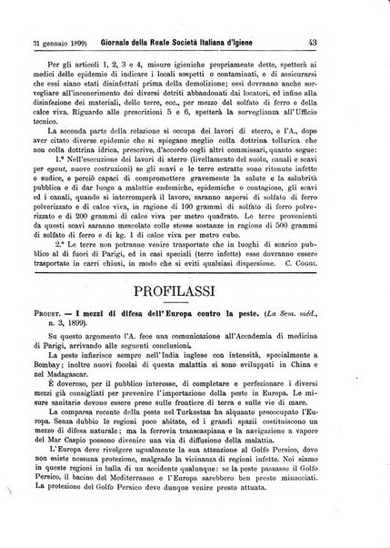 Giornale della Società italiana d'igiene