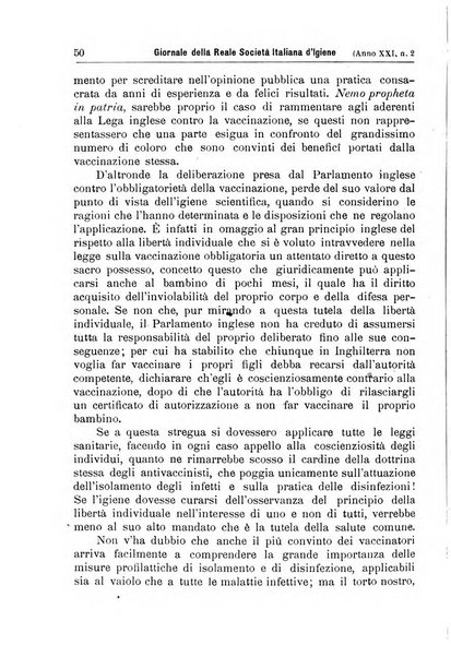 Giornale della Società italiana d'igiene