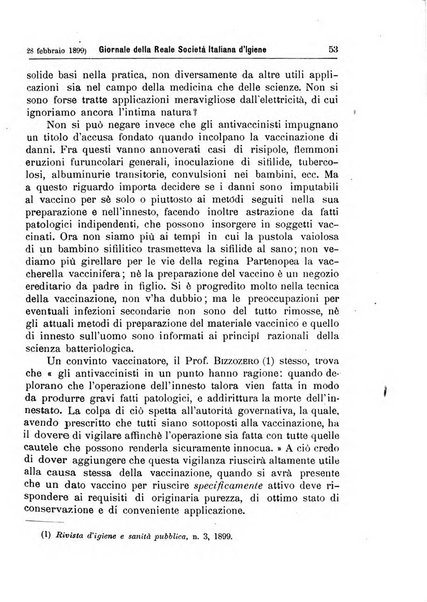 Giornale della Società italiana d'igiene