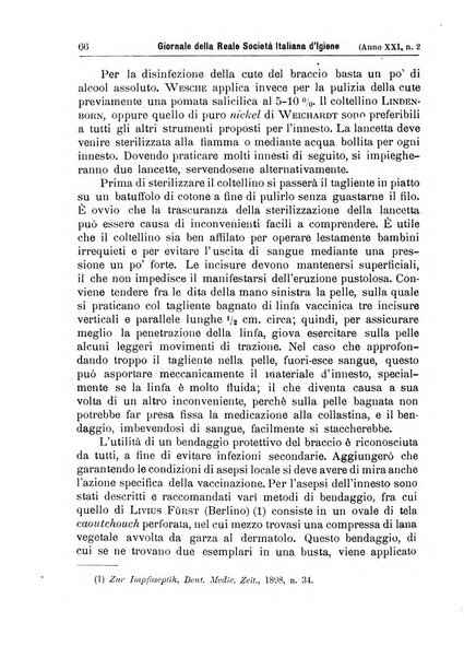 Giornale della Società italiana d'igiene