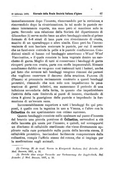 Giornale della Società italiana d'igiene