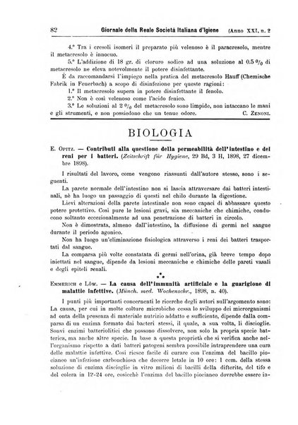 Giornale della Società italiana d'igiene