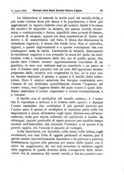 Giornale della Società italiana d'igiene