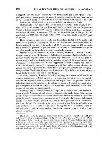 Giornale della Società italiana d'igiene