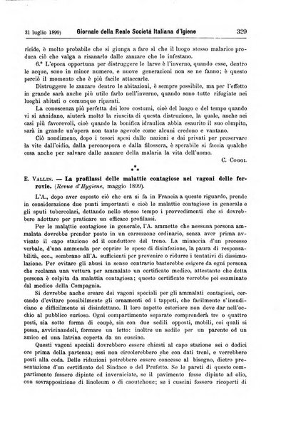 Giornale della Società italiana d'igiene