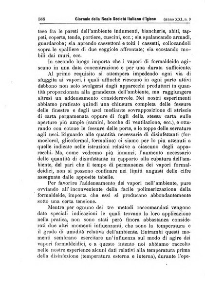 Giornale della Società italiana d'igiene