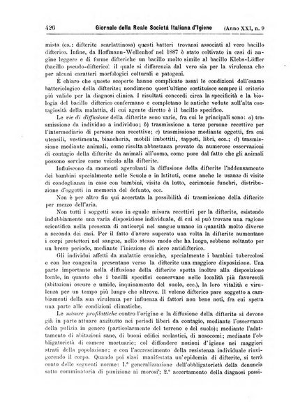 Giornale della Società italiana d'igiene