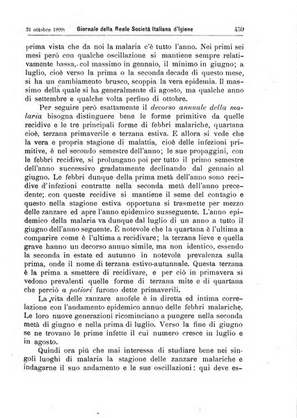 Giornale della Società italiana d'igiene