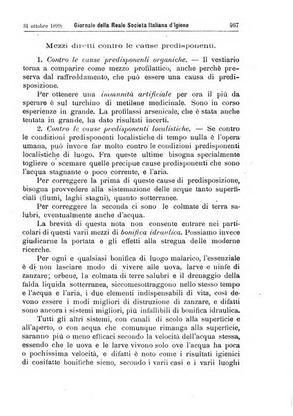 Giornale della Società italiana d'igiene