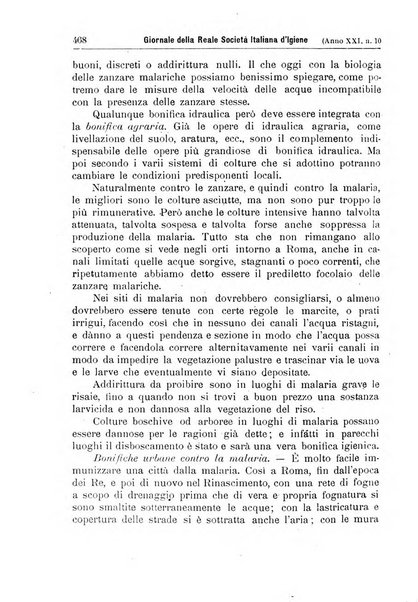 Giornale della Società italiana d'igiene