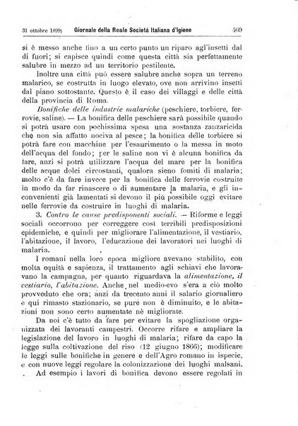 Giornale della Società italiana d'igiene