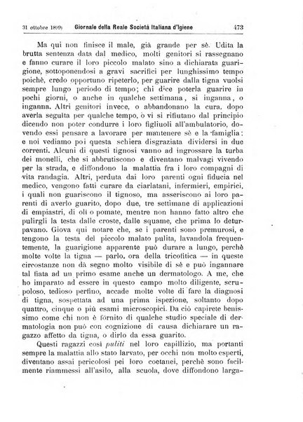 Giornale della Società italiana d'igiene