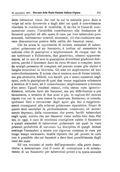 Giornale della Società italiana d'igiene