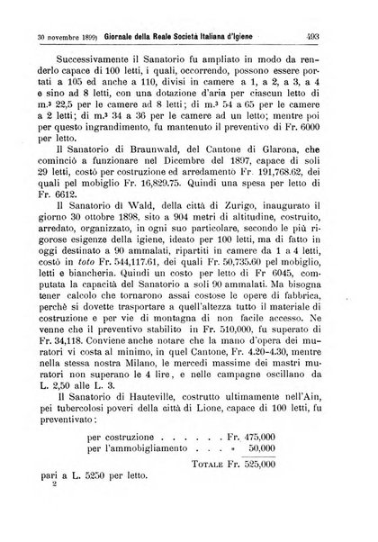 Giornale della Società italiana d'igiene