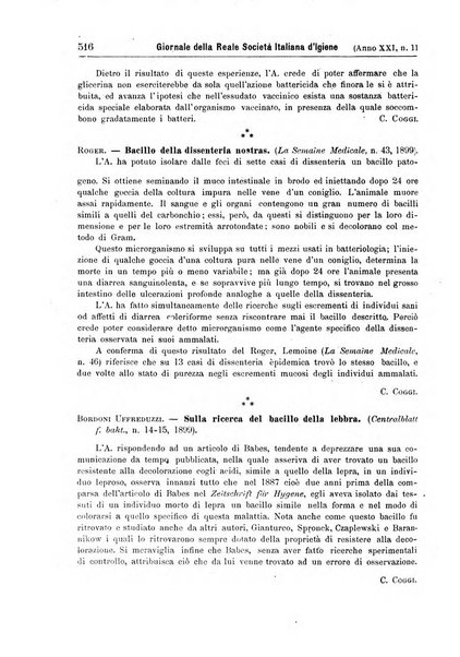 Giornale della Società italiana d'igiene