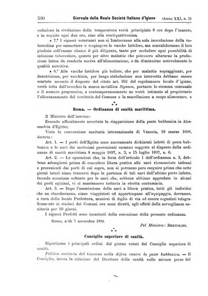 Giornale della Società italiana d'igiene