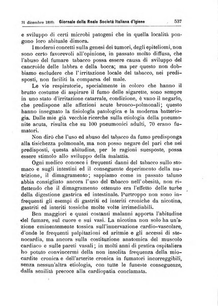 Giornale della Società italiana d'igiene