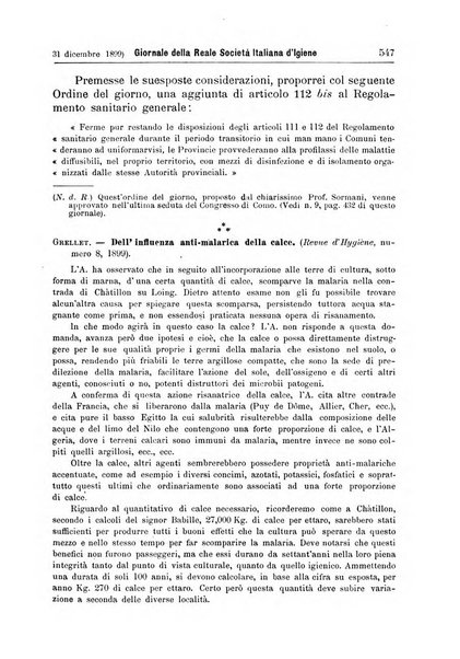 Giornale della Società italiana d'igiene