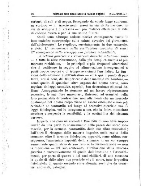 Giornale della Società italiana d'igiene