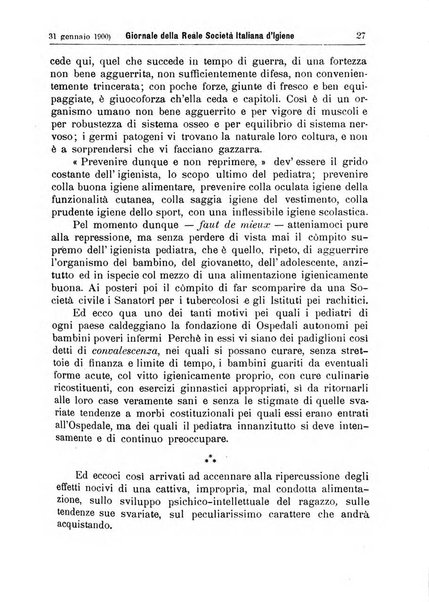 Giornale della Società italiana d'igiene