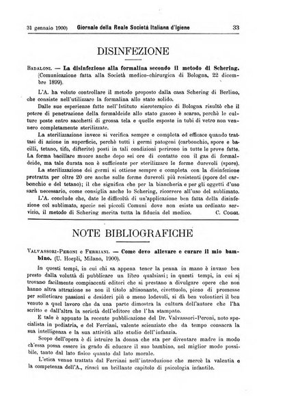 Giornale della Società italiana d'igiene