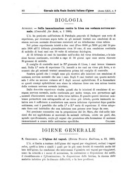 Giornale della Società italiana d'igiene