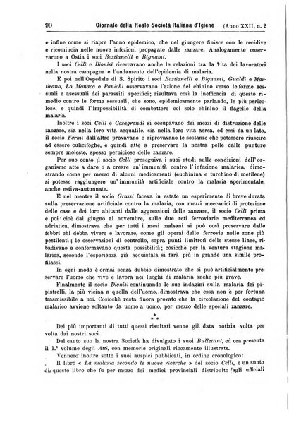 Giornale della Società italiana d'igiene