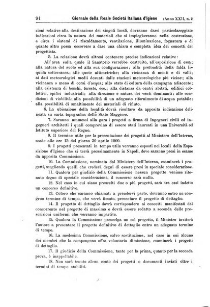 Giornale della Società italiana d'igiene