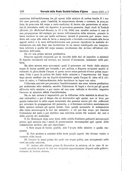 Giornale della Società italiana d'igiene