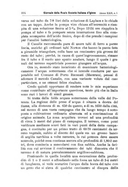 Giornale della Società italiana d'igiene