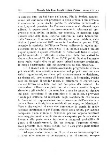 Giornale della Società italiana d'igiene