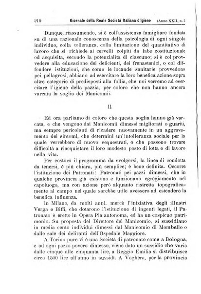 Giornale della Società italiana d'igiene