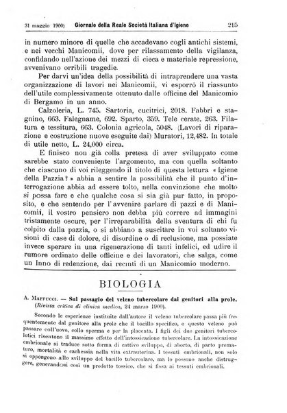 Giornale della Società italiana d'igiene