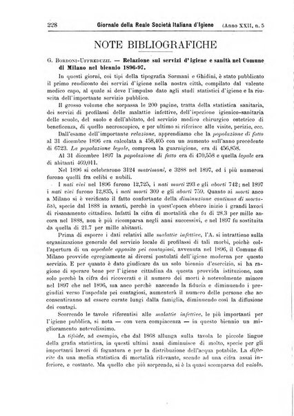 Giornale della Società italiana d'igiene