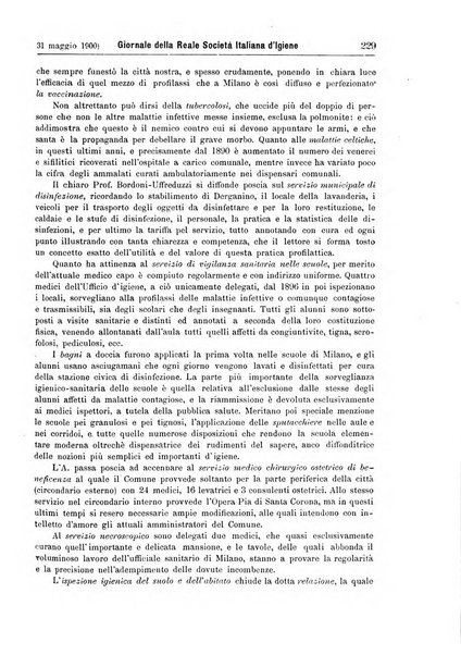 Giornale della Società italiana d'igiene