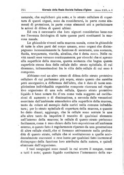 Giornale della Società italiana d'igiene