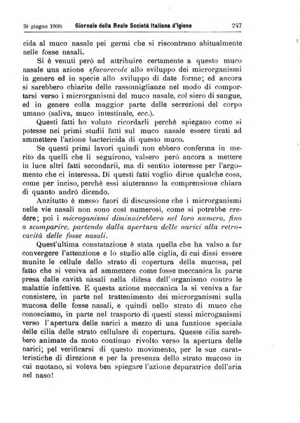 Giornale della Società italiana d'igiene