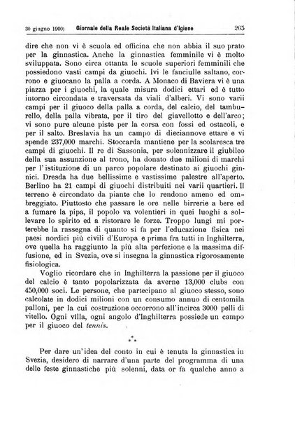 Giornale della Società italiana d'igiene