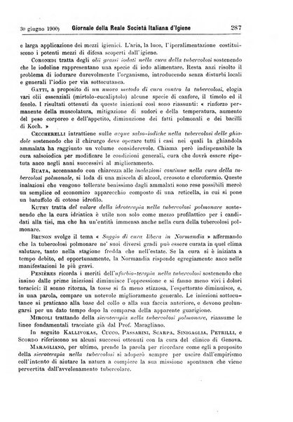 Giornale della Società italiana d'igiene