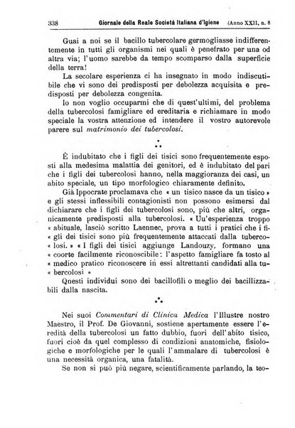 Giornale della Società italiana d'igiene