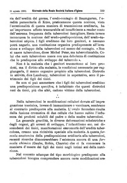 Giornale della Società italiana d'igiene