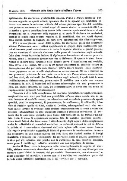 Giornale della Società italiana d'igiene